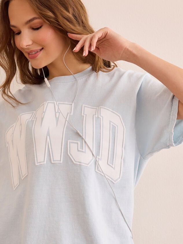 WWJD Graphic Tee Detail 3 - TULLABEE