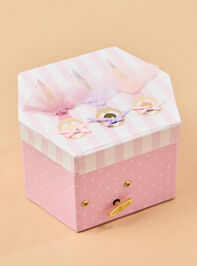 Ballerina Music Jewelry Box by Mud Pie Detail 4 - TULLABEE