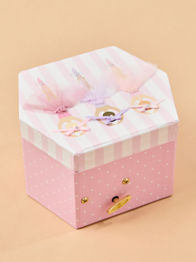 Ballerina Music Jewelry Box by Mud Pie Detail 4 - TULLABEE