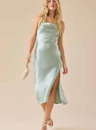 Andrea Satin Maxi Dress - TULLABEE