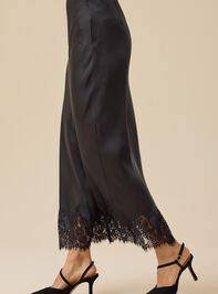 Keily Satin Midi Skirt Detail 3 - TULLABEE