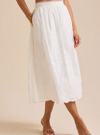 Delilah Eyelet Skirt Detail 2 - TULLABEE