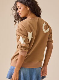 Western Patch Crewneck Detail 5 - TULLABEE