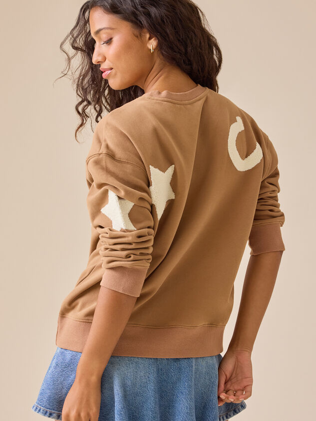 Western Patch Crewneck Detail 5 - TULLABEE