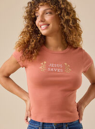 Jesus Saves Baby Tee - TULLABEE