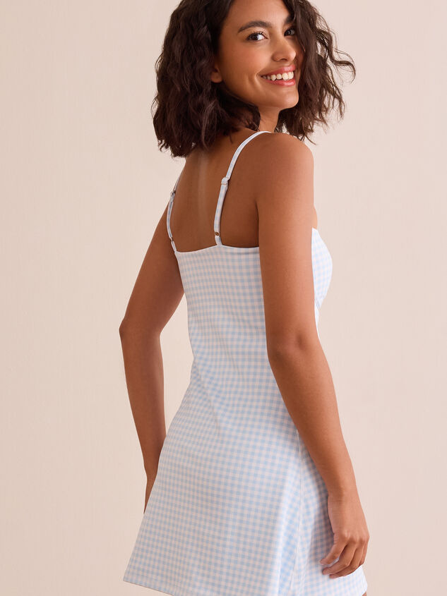 Game On Gingham Dress Detail 5 - TULLABEE