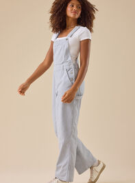 Brie Striped Overalls Detail 4 - TULLABEE