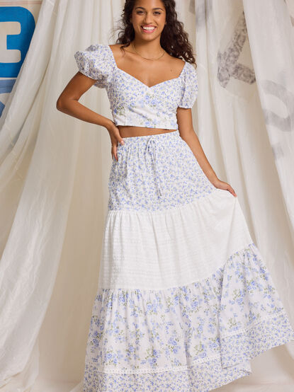 Kairo Floral Midi Skirt - TULLABEE