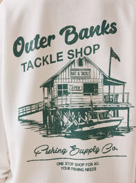 Outer Banks Tackle Shop Pullover Detail 2 - TULLABEE