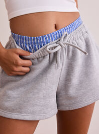 Comfort Cuff Lounge Shorts Detail 2 - TULLABEE