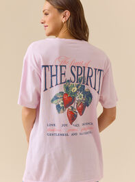 Fruit Of The Spirit Oversized Tee Detail 2 - TULLABEE