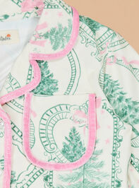 Evergreen Dreams Pajama Set Detail 3 - TULLABEE