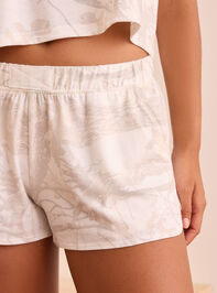 Camo Babe Lounge Shorts Detail 2 - TULLABEE