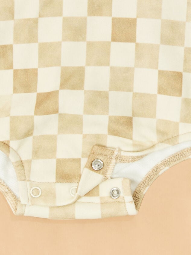 Logan Checkered Quarter-Zip Bubble Detail 3 - TULLABEE