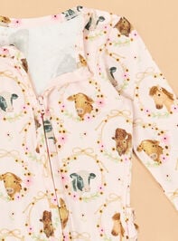 Floral Farm Friends Footie Detail 3 - TULLABEE