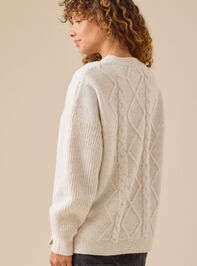 Halia Cable-Knit Sweater Detail 5 - TULLABEE