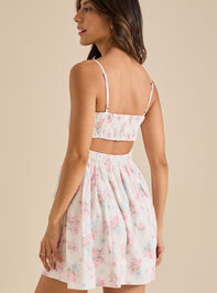 Bentley Floral Mini Dress Detail 4 - TULLABEE
