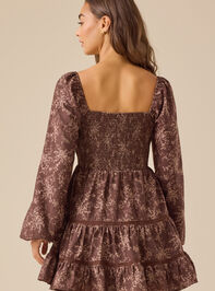 Marigold Floral Dress Detail 5 - TULLABEE