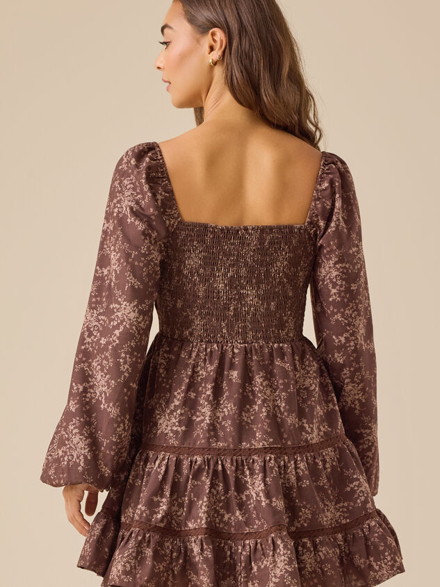 Marigold Floral Dress Detail 5 - TULLABEE