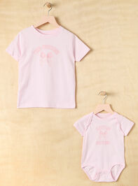 Little Sister Bow Bodysuit Detail 3 - TULLABEE