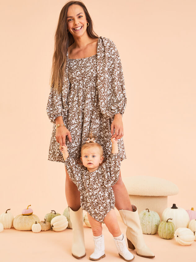 Carmine Floral Mama Dress - TULLABEE