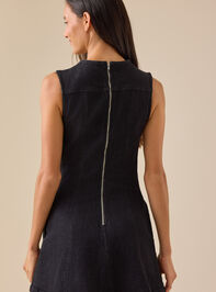 Reya Denim Mini Dress Detail 5 - TULLABEE