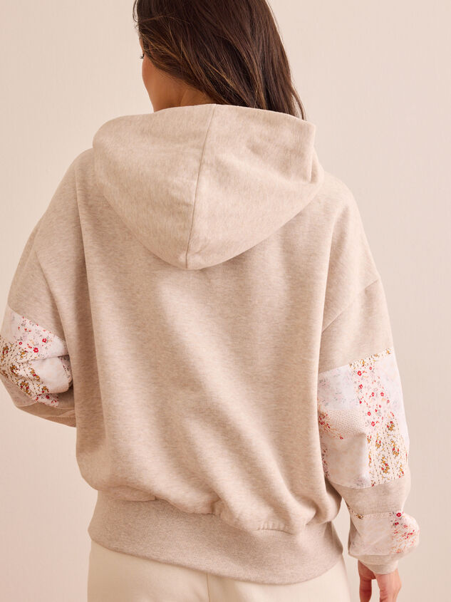 Champ Patchwork Hoodie Detail 5 - TULLABEE