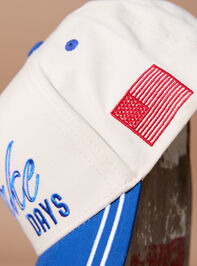 More Lake Days Trucker Hat Detail 2 - TULLABEE