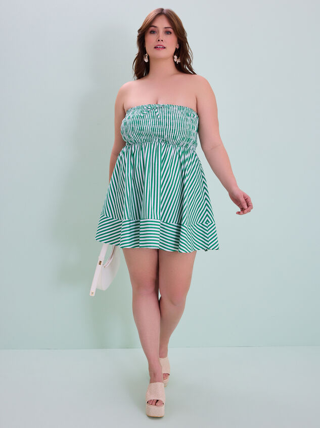 Sabrina Stripe Mini Dress - TULLABEE