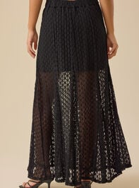 Kennedy Lace Midi Skirt Detail 5 - TULLABEE