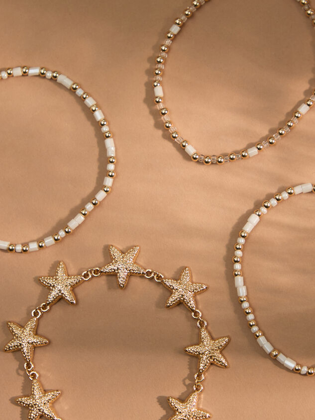 Seaside Starfish Bracelet Set Detail 3 - TULLABEE