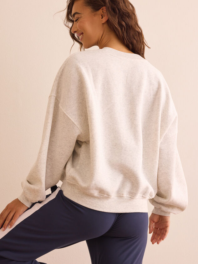 Chateau des Vignes Embroidered Pullover Detail 4 - TULLABEE