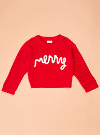 Very Merry Christmas Sweater Detail 2 - TULLABEE