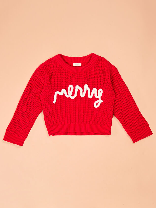 Very Merry Christmas Sweater Detail 2 - TULLABEE
