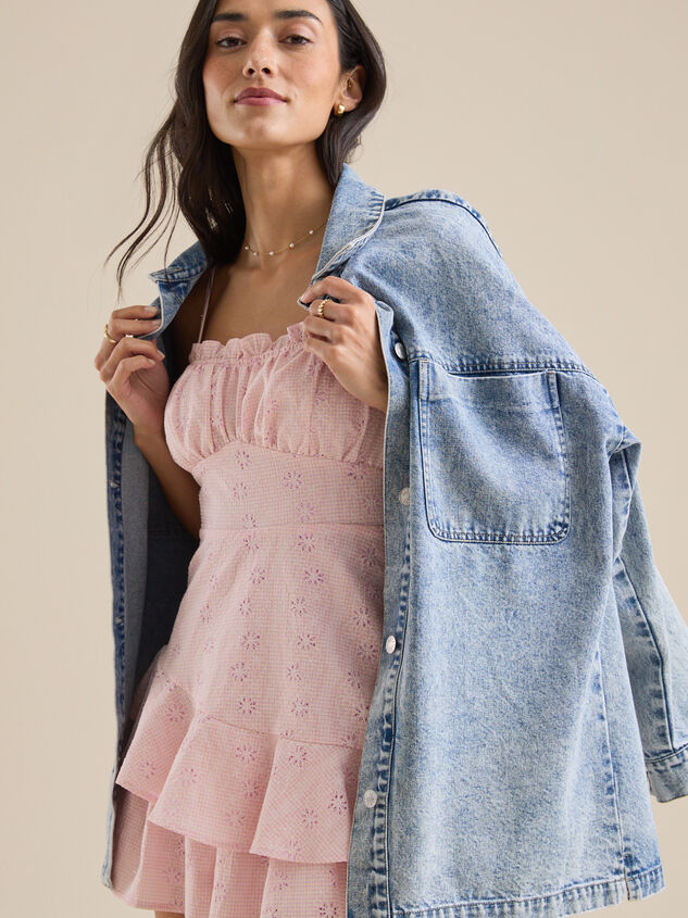 Vivian Gingham Romper Detail 5 - TULLABEE