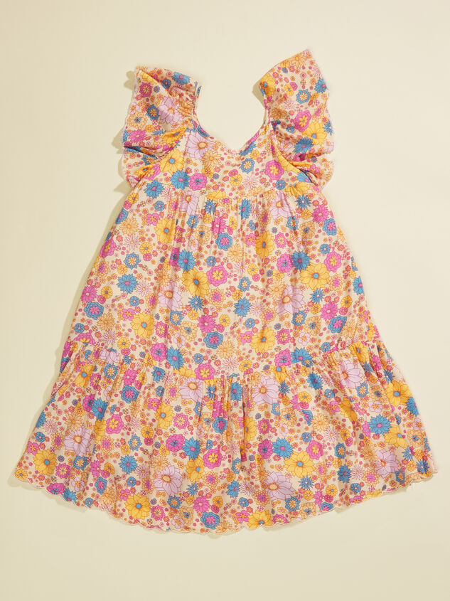 Gracie Floral Dress by Vignette Detail 1 - TULLABEE