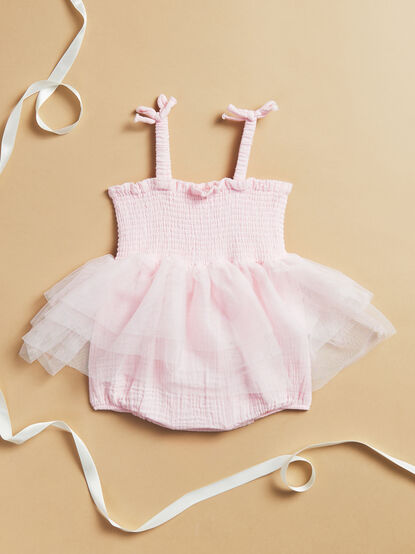 Mila Bow Tank Bubble - TULLABEE