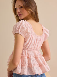 Tori Bow Embroidered Top Detail 5 - TULLABEE