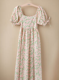 Tilly Floral Mama Dress Detail 2 - TULLABEE
