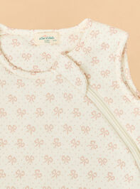 Vintage Mini Bows Sleep Bag Detail 3 - TULLABEE