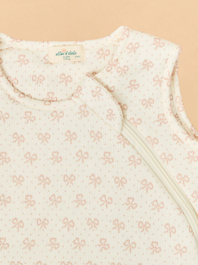 Vintage Mini Bows Sleep Bag Detail 3 - TULLABEE