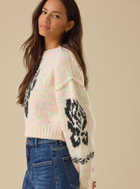 Selina Rose Stitched Sweater Detail 4 - TULLABEE