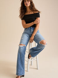 Drew Off-Shoulder Top Detail 2 - TULLABEE