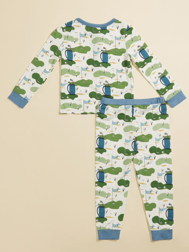 Hole In One Toddler Lounge Set by MudPie Detail 2 - TULLABEE