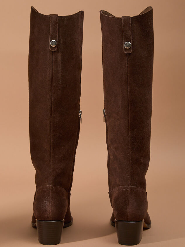 Virona Suede Boot Detail 3 - TULLABEE