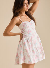 Bentley Floral Mini Dress Detail 3 - TULLABEE