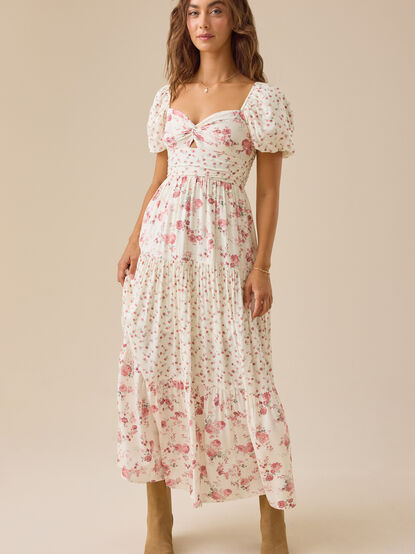 Solana Floral Maxi Dress - TULLABEE