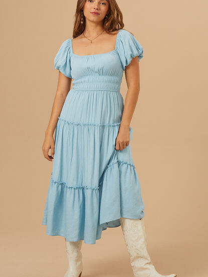 Octavia Puff Sleeve Dress - TULLABEE