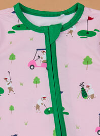 Dog Golf Ruffle Footie Detail 4 - TULLABEE