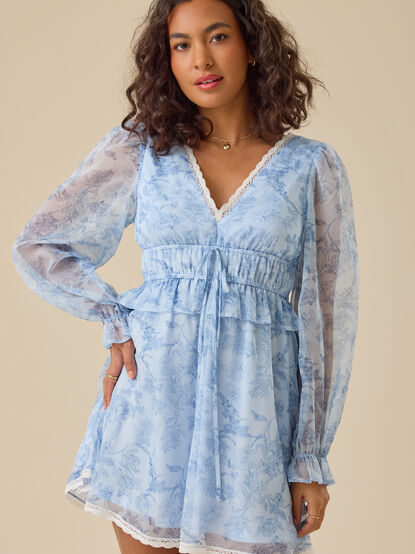 Alissa Floral Mini Dress - TULLABEE